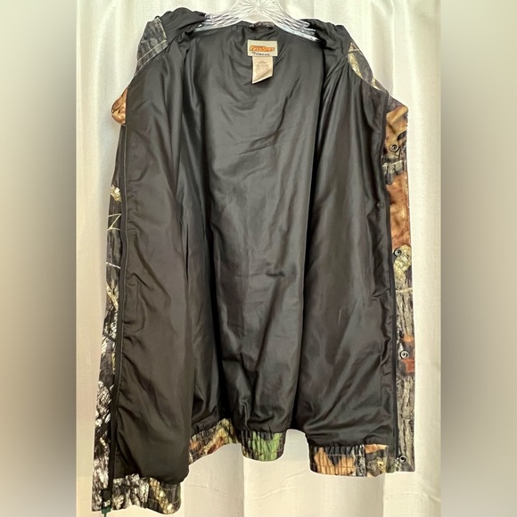 Mossy Oak Field Staff Camo Hunting Jacket Men’s 2XL Hooded - Picture 3 of 6